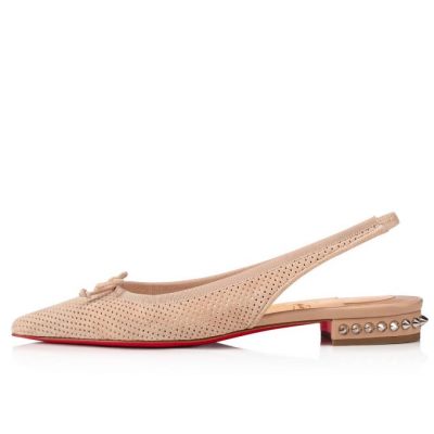 Zapatos Planos Hall Sling Christian Louboutin Mujer - Beige - 1201016J349